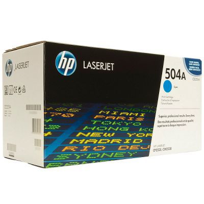 Toner Ciano 504A HP Laserjet CP3525/CM3530 (CE251A)