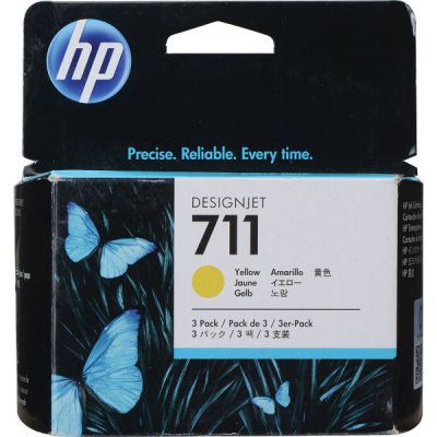 Cartucho Tinta Amarelo HP 711 (CZ136A)
