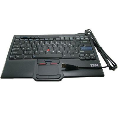 Teclado IBM UltraNav USB English Keyboard Integrated Trackpoint (40K9400)