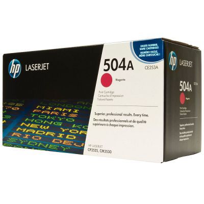 Toner Magenta 504A HP Laserjet CP3525/CM3530 (CE253A)