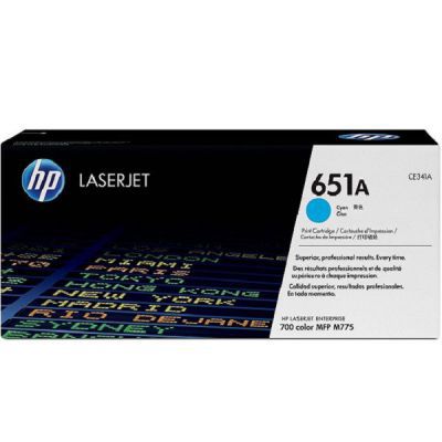 Cartucho Toner Ciano HP 651A (CE341A)