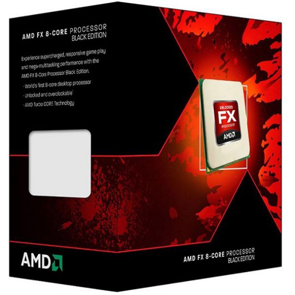 Processador AMD FX-8150 3.6Ghz 16Mb AM3+ Black Edition (FD8150FRGUBOX)