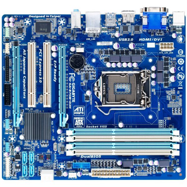 MotherBoard GIGABYTE GA-B75M-D3H LGA-1155 (GA-B75M-D3H)