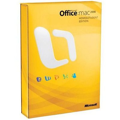 MICROSOFT Office Mac Home Student 2008 Ingles  DVD FPP Full (GZA-00006)