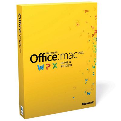 MICROSOFT Office Mac 2011 Home Student Ingles DVD FPP Full (GZA-00276)