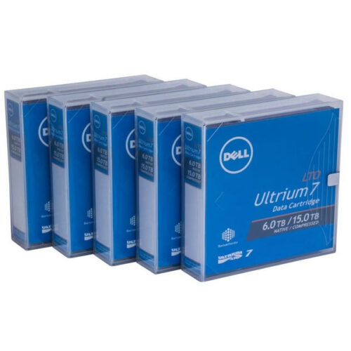 PACK Midia Fita DELL LTO-7 960M - Pack 5 (440-BBHT/0RKH5D)